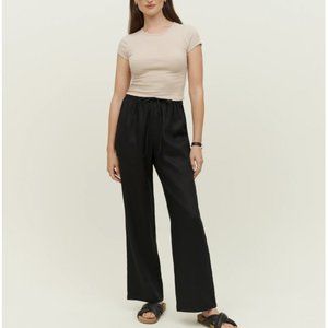 Reformation Olina Pants Black